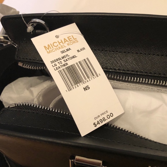 MICHAEL KORS🌺SELMA w/ Studded 3D Flower Strap - Picture 5 of 6